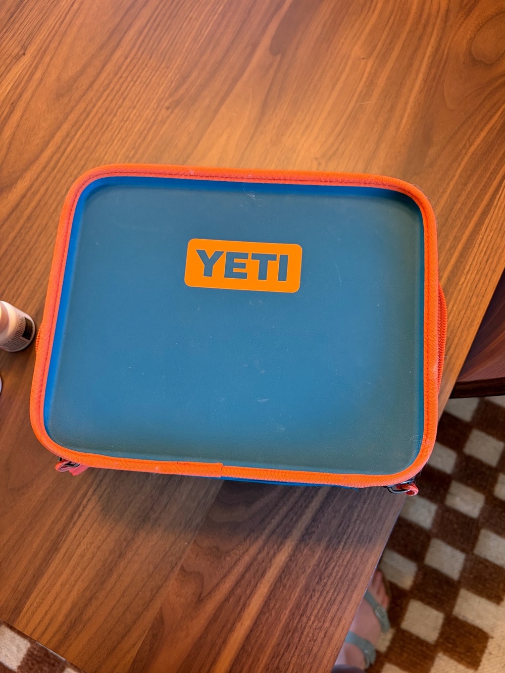 Rare king crab and teal YETI lunch box - day trip